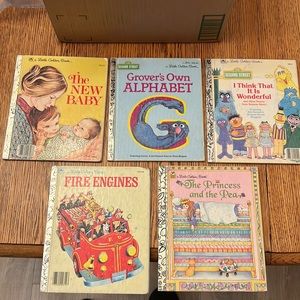 Little Golden Book Collection 5 Titles
